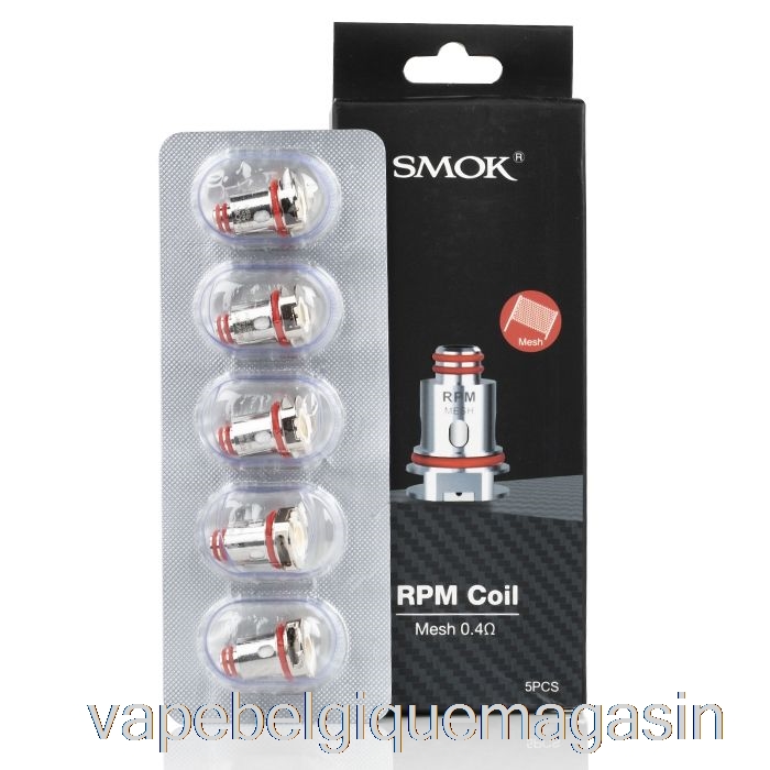 Bobines De Remplacement De Jus De Vape Smok Rpm Bobines De Maille De 0,4 Ohm Tr/min